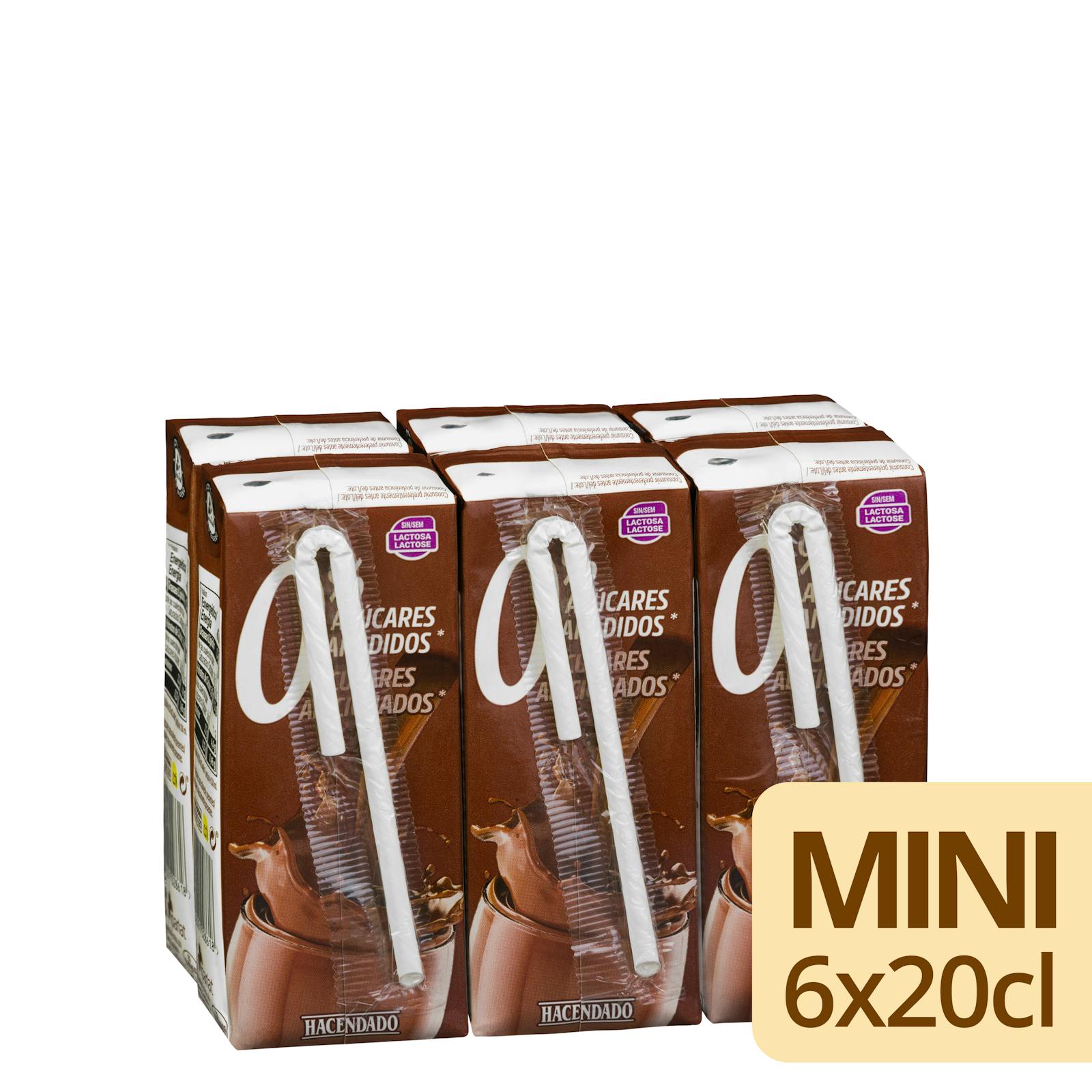 Batido de chocolate Hacendado 0% sin azúcares añadidos