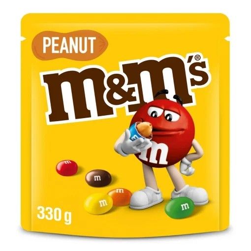 Cacahuete cubierto de chocolate con leche m&m´s 330 g.