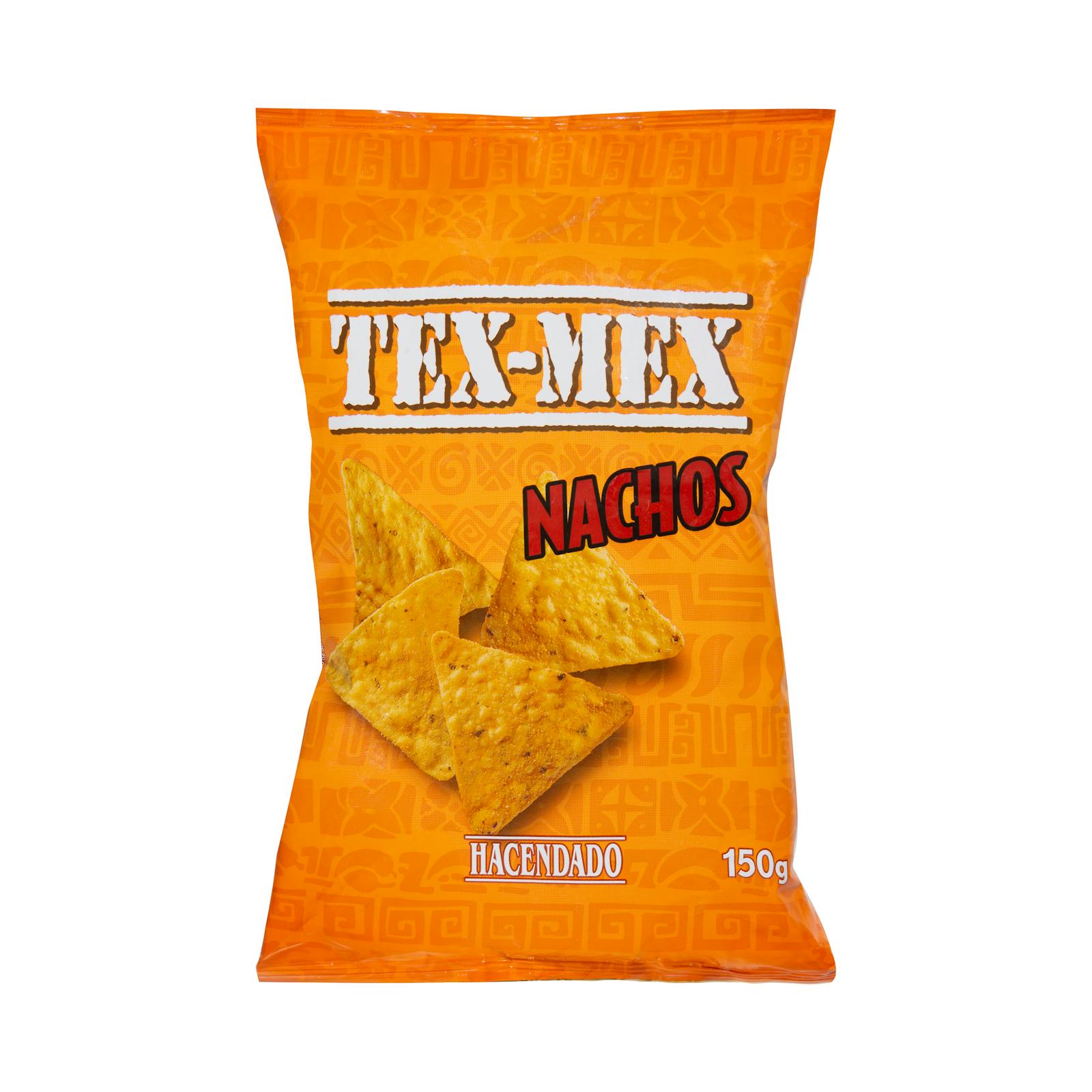 Nachos tex-mex sabor queso Hacendado