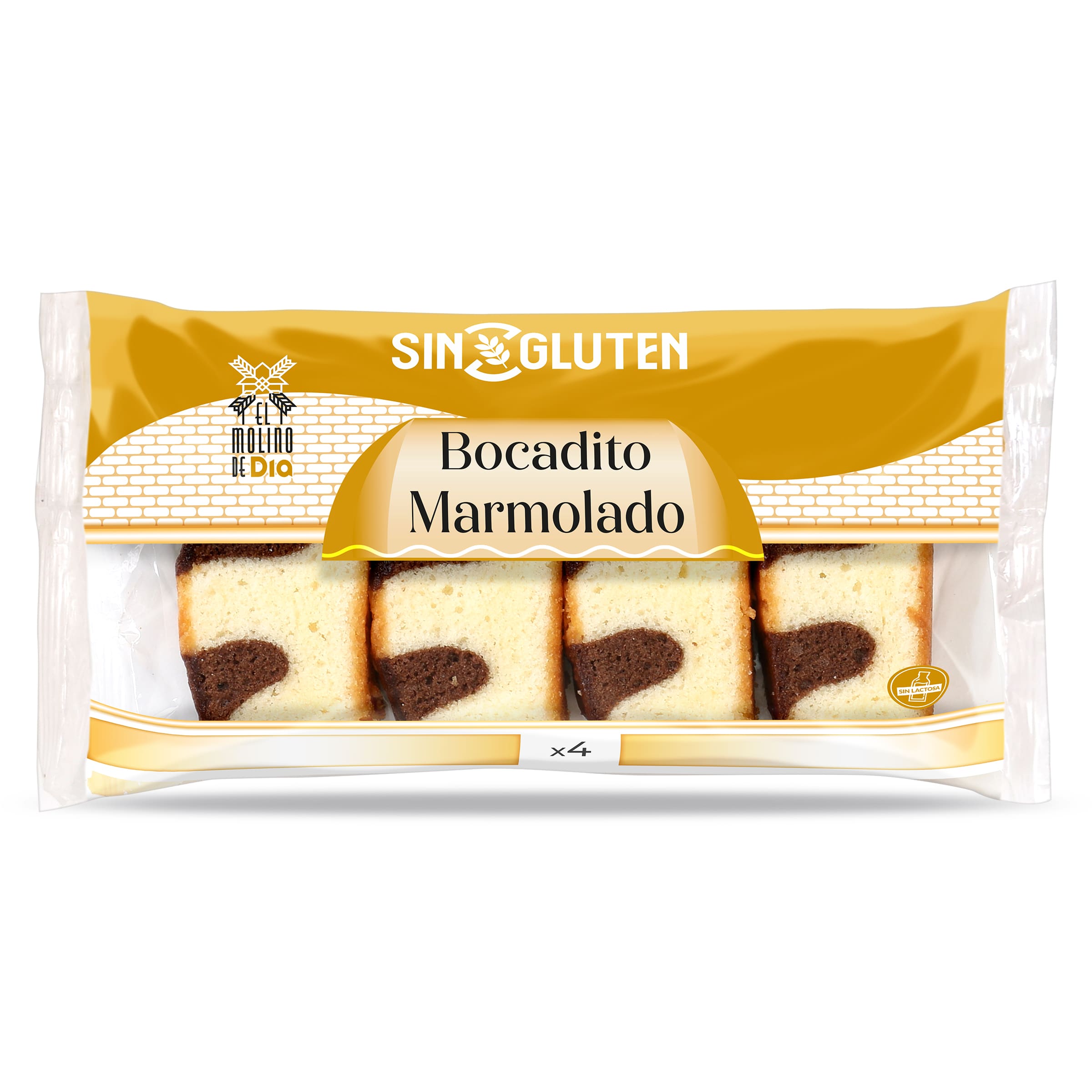 Bocadito marmolado sin gluten El molino de Dia bolsa 120 g