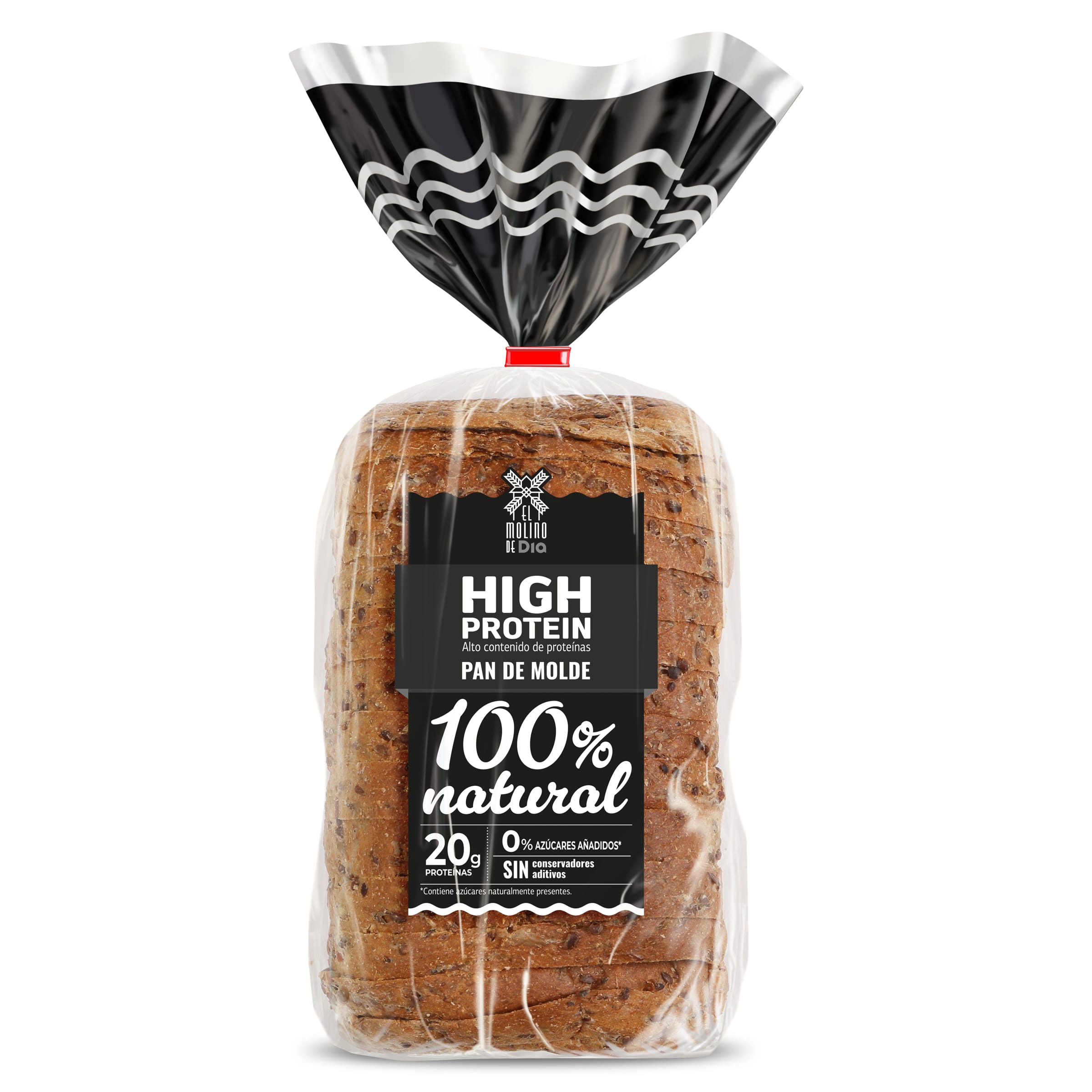 Pan de molde alto en proteínas El molino de Dia 400 g