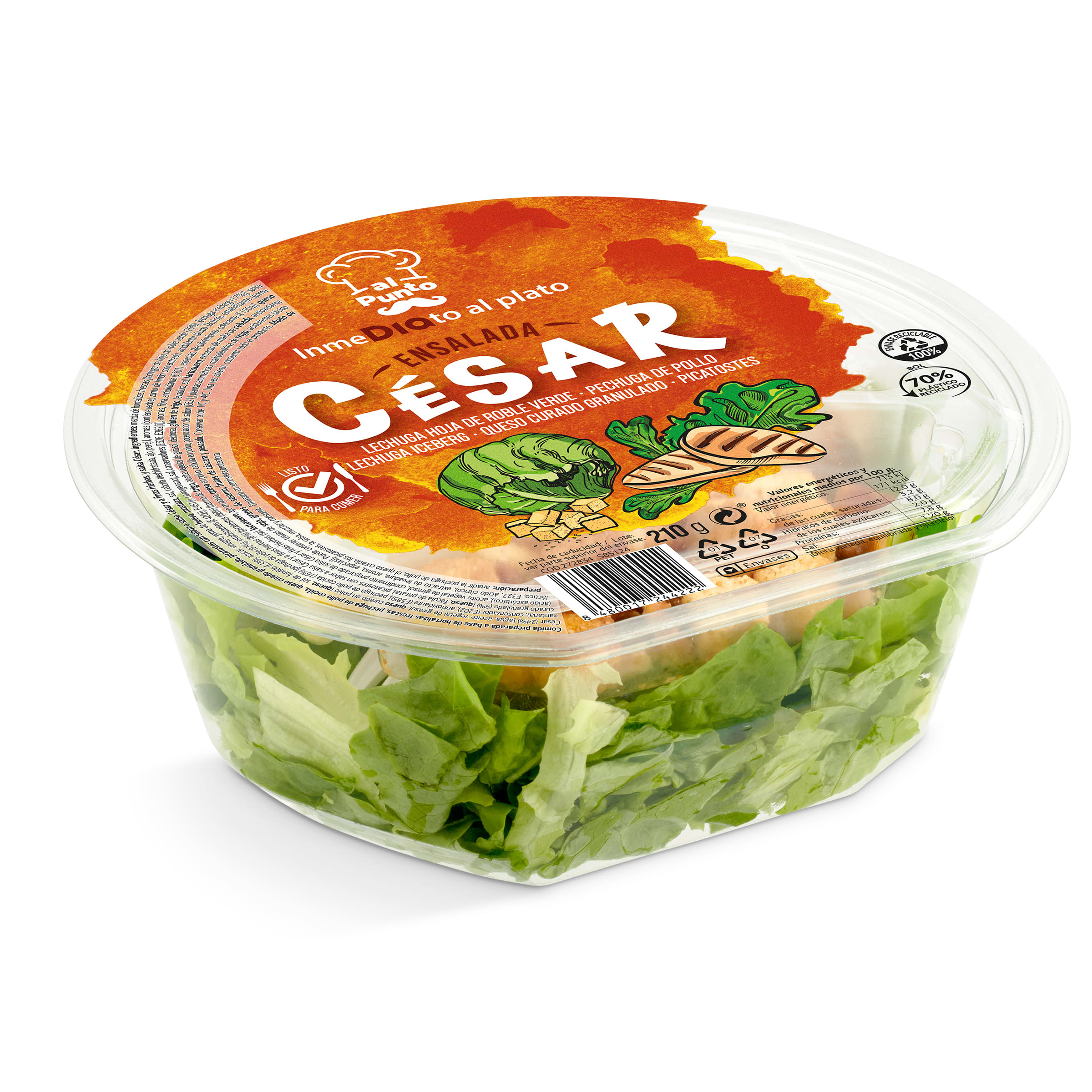 Ensalada César Dia Al Punto 210 g