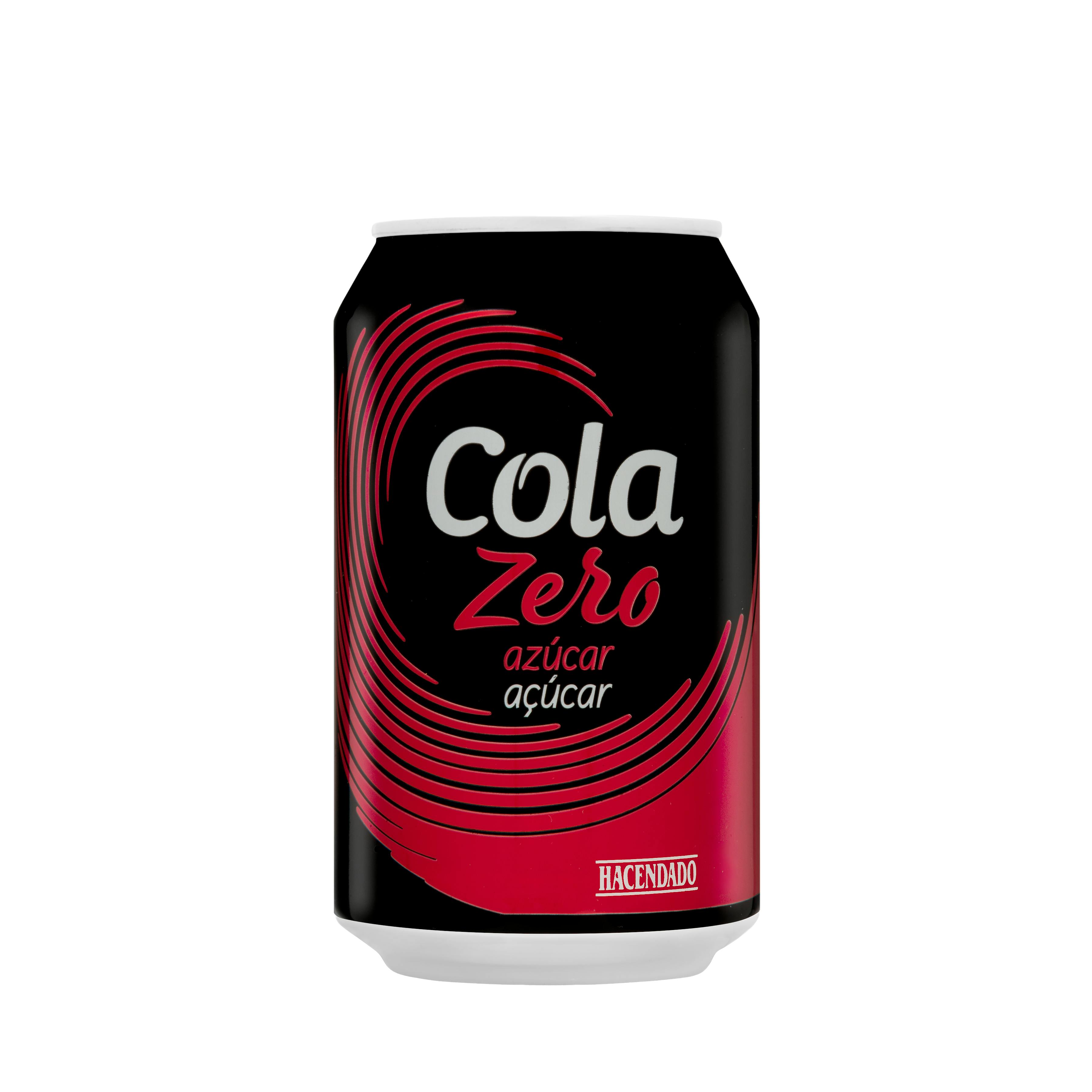 Refresco cola Hacendado zero azúcar