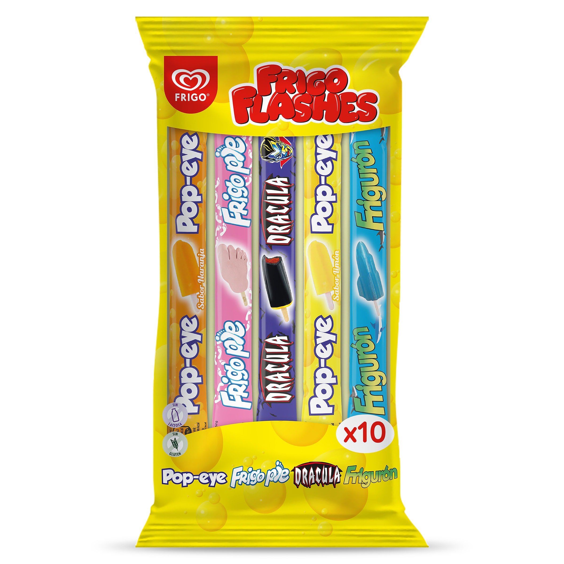 Mix polos para congelar Flashes Frigo 10 x 50 ml