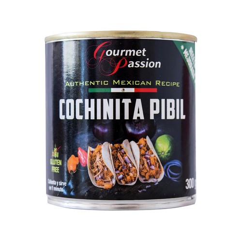 GOURMET PASSION Cochinita pibil (relleno taco, gusi basado en carne de cerdo) 300 g.