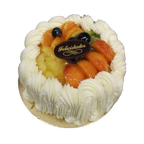 Tarta de frutas.
