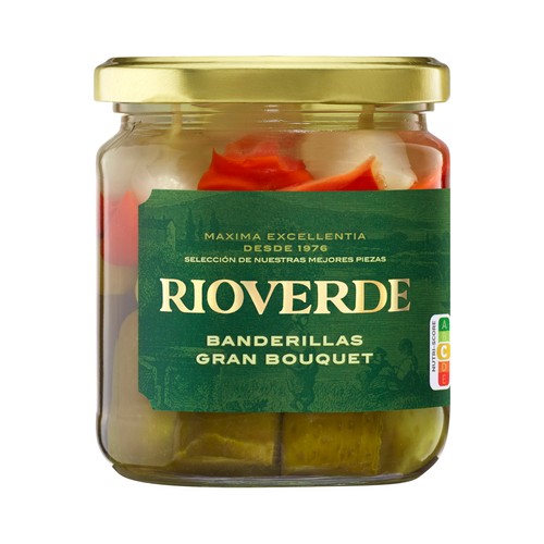RIOVERDE Banderillas gran bouquet con anchoa frasco de 170 g.