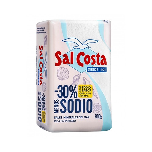 SAL COSTA Sal con - 30 % sodio 900 g.