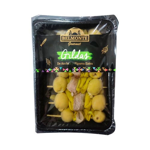 BELMONTE Gildas anchoa y piparra extra 5 uds. 80 g.