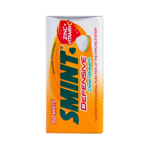 SMINT Caramelos de naranja enriquecidos con vitamina C y Zinc SMINT DEFENSIVE 35 g.