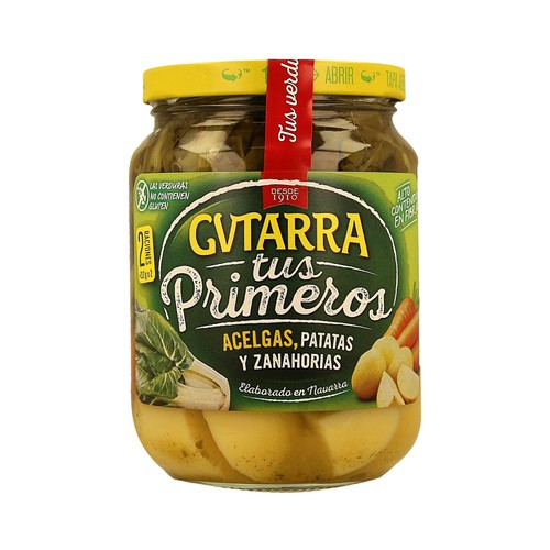 GVTARRA Acelgas, patata, zanahoria 380 g.