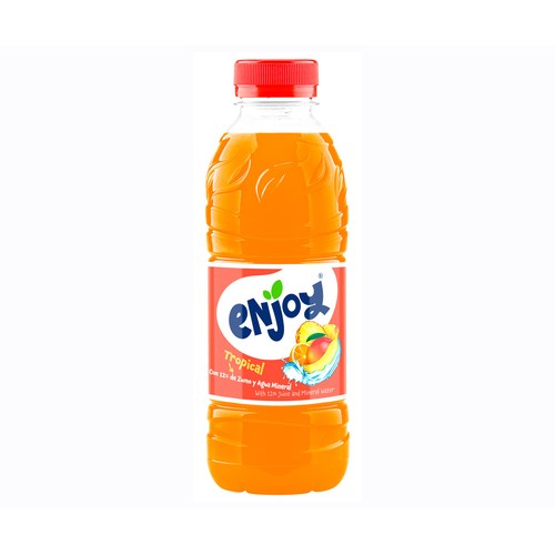 ENJOY Bebida refrescante sin gas tropical 0,5 l.