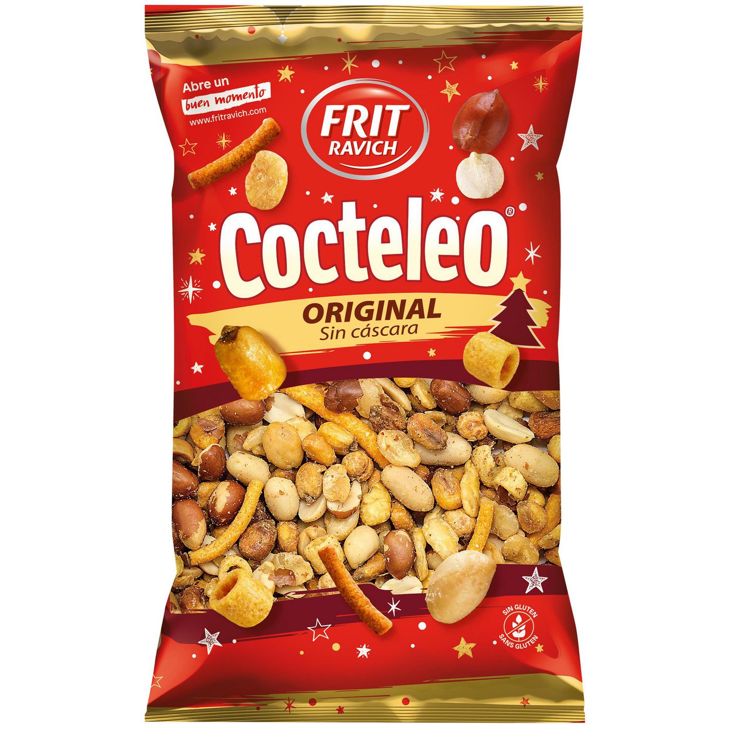 Cocktail de frutos secos sin cáscara Frit Ravich sin gluten 300 g.