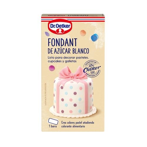 DR. OETKER Pasta de azúcar, fondant Dr. OETKER 300 gr,