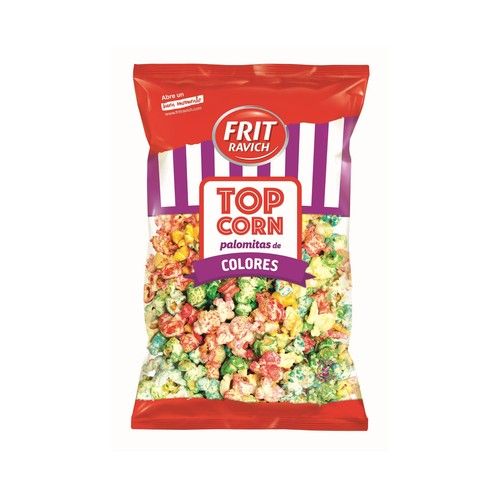 FRIT RAVICH Palomitas de maíz dulces y de colores FRIT RAVICH TOP CORN bolsa de 130 g.